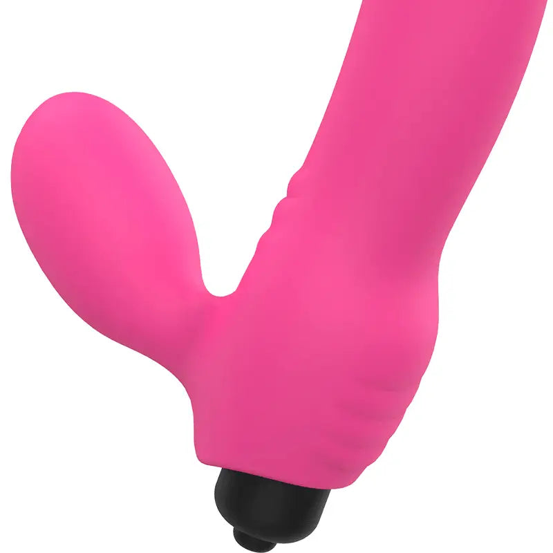 OHMAMA - VIBRADOR DE ESTIMULAÇÃO DUPLA BIX EDIÇÃO DE NATAL ROSA - Sexshoptuga 