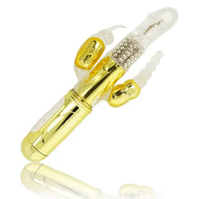 OHMAMA - VIBRADOR MULTIFUNCIONAL DOURADO - Sexshoptuga  Sexshoptuga 