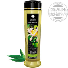 SHUNGA - ÓLEO DE MASSAGEM BIO CHÁ VERDE 240 ML - Sexshoptuga  Sexshoptuga 