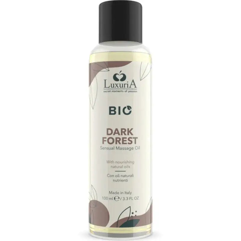 INTIMATELINE LUXURIA - ÓLEO DE MASSAGEM BIO DARK FOREST 100 ML - Sexshoptuga 