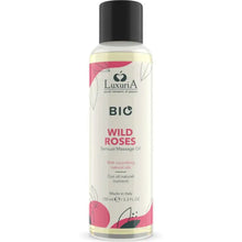 INTIMATELINE LUXURIA - ÓLEO DE MASSAGEM BIO ROSAS SELVAGENS 100 ML - Sexshoptuga  Sexshoptuga 