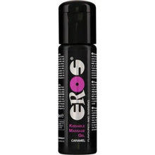 EROS - ÓLEO DE MASSAGEM EFEITO DE CALOR BEIJVEL CARAMELO 100 ML - Sexshoptuga  Sexshoptuga 