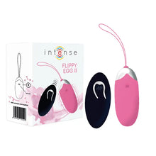 INTENSE - OVO VIBRANTE FLIPPY II COM CONTROLE REMOTO ROSA - Sexshoptuga  Sexshoptuga 