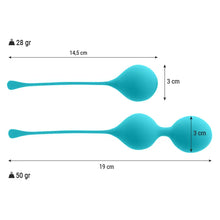 INTENSE - PACK BOLAS KEGEL KENDALL AZUL - Sexshoptuga  Sexshoptuga 