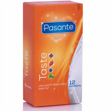 PASANTE - DE PRESERVATIVOS SABORES 12 UNIDADES - Sexshoptuga  Sexshoptuga 