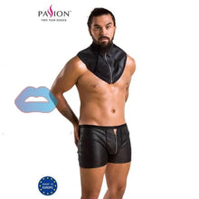 PASSION - 051 CONJUNTO EDWARD PRETO S/M - Sexshoptuga  Sexshoptuga 