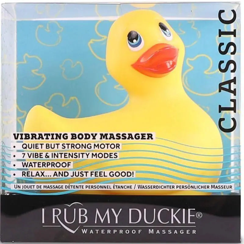 BIG TEASE TOYS - I RUB MEU PATO CLÁSSICO PATO VIBRANTE AMARELO - Sexshoptuga 