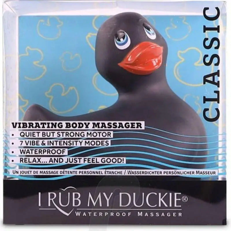 BIG TEASE TOYS - I RUB MY DUCKIE CLASSIC VIBRATING DUCK BLACK - Sexshoptuga 