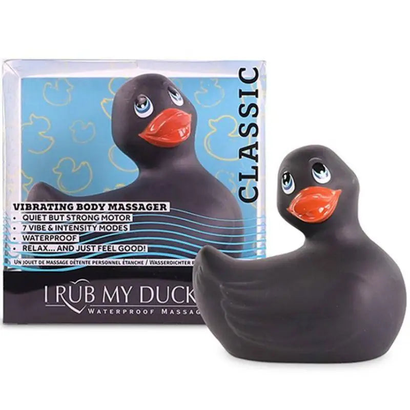 BIG TEASE TOYS - I RUB MY DUCKIE CLASSIC VIBRATING DUCK BLACK - Sexshoptuga 