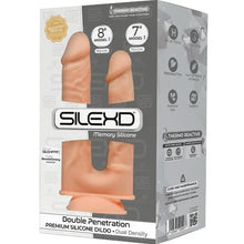 SILEXD - MODELO 1 PÊNIS REALISTA DUPLA PENETRACION PREMIUM SILEXPAN SILICONE 17.5 / 19.5 CM - Sexshoptuga  Sexshoptuga 