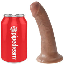 KING COCK - PÊNIS REALÍSTICO 15 CM CARAMELO - Sexshoptuga  Sexshoptuga 