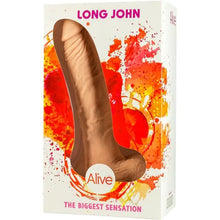 ALIVE - PÊNIS REALÍSTICO LONG JOHN 21,8 CM - Sexshoptuga  Sexshoptuga 