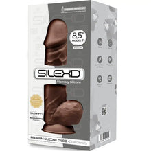 SILEXD - MODELO 1 PÊNIS REALÍSTICO PREMIUM SILEXPAN SILICONE CASTANHO 21.5 CM - Sexshoptuga  Sexshoptuga 