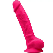 SILEXD - MODELO 1 PÊNIS REALÍSTICO PREMIUM SILEXPAN SILICONE FÚCSIA 23 CM - Sexshoptuga  Sexshoptuga 