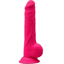 SILEXD - MODELO 1 PÊNIS REALÍSTICO PREMIUM SILEXPAN SILICONE FÚCSIA 24 CM - Sexshoptuga  Sexshoptuga 