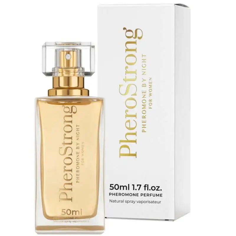 PHEROSTRONG - PERFUME DE FEROMÔNIOS DE NOITE PARA MULHER 50 ML - Sexshoptuga 