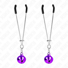 KINK - PINÇAS DE BINO FINA ROXO 7 CM - Sexshoptuga  Sexshoptuga 