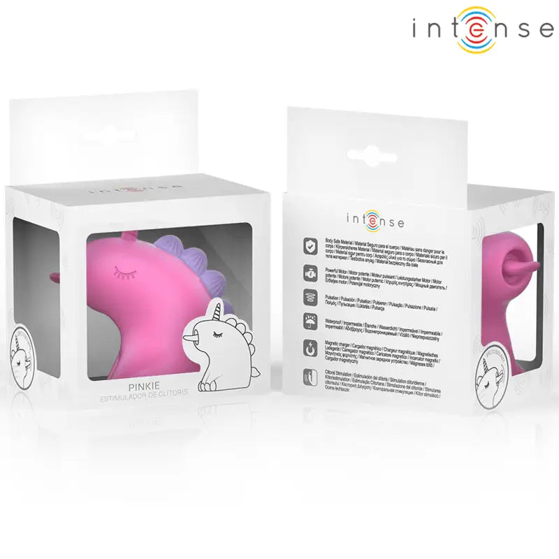 INTENSE - PINKIE ESTIMULADOR UNICÓRNIO FÚCSIA - Sexshoptuga 