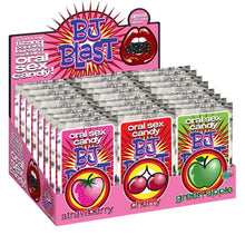 PIPEDREAMS - BJ BLAST MORANGO / CEREJA E MAÇÃ VERDE - DISPLAY - 36 PC - Sexshoptuga  Sexshoptuga 