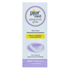 PJUR - MED SENSITIVE GLIDE LUBRIFICANTE BASE DE GUA 2 ML - Sexshoptuga  Sexshoptuga 