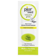 PJUR - MED VEGAN GLIDE LUBRIFICANTE BASE DE GUA 2 ML - Sexshoptuga  Sexshoptuga 