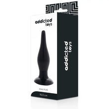 ADDICTED TOYS - PLUG ANAL 14.5 CM PRETO - Sexshoptuga  Sexshoptuga 