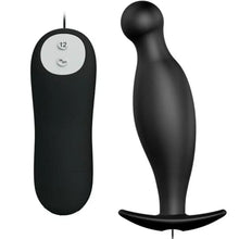 PRETTY LOVE - PLUG ANAL DE SILICONE 12 MODOS DE VIBRAO PRETO - Sexshoptuga  Sexshoptuga 