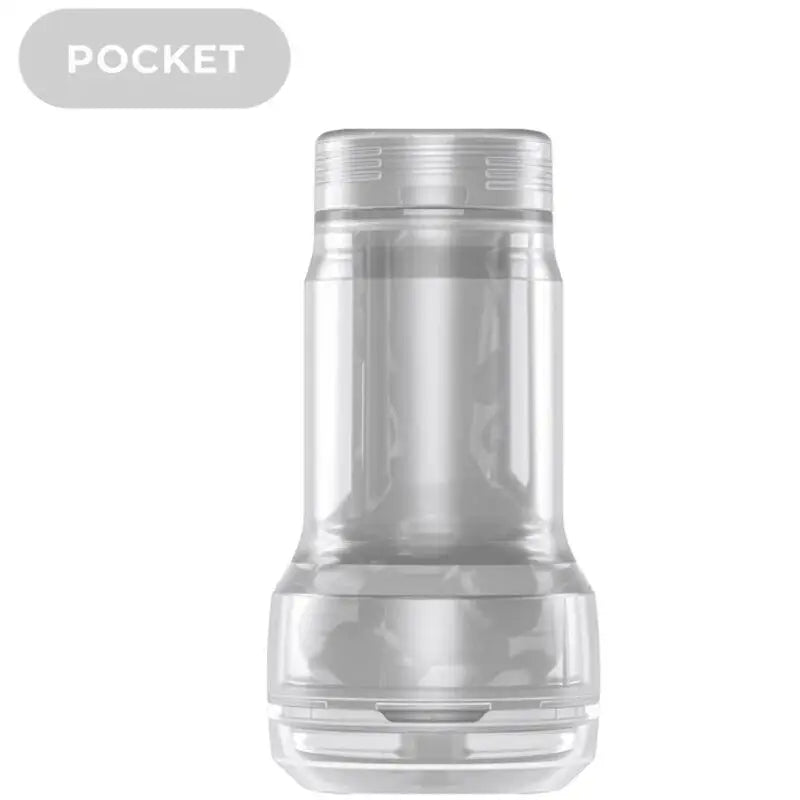 KIIROO - FEEL POCKET STROKER CRYSTAL POR KIIROO TRANSPARENTE - Sexshoptuga 