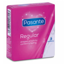 PASANTE - DE PRESERVATIVO GAMA REGULAR 3 UNIDADES - Sexshoptuga  Sexshoptuga 