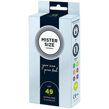 MISTER SIZE - PRESERVATIVO TAMANHO S 49 MM (10 UNIDADES) - Sexshoptuga  Sexshoptuga 