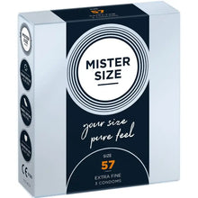 MISTER SIZE - PRESERVATIVO TAMANHO L 57 MM (3 UNIDADES) - Sexshoptuga  Sexshoptuga 