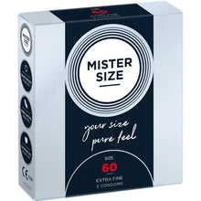 MISTER SIZE - PRESERVATIVO TAMANHO XL 60 MM (3 UNIDADES) - Sexshoptuga  Sexshoptuga 