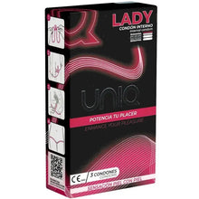 UNIQ - LADY CONDOM PRESERVATIVOS FEMININOS SEM LÁTEX COM CINTA LIGA 3 UNIDADES - Sexshoptuga  Sexshoptuga 