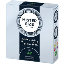 MISTER SIZE - PRESERVATIVOS TAMANHO XS 47 MM (3 UNIDADES) - Sexshoptuga  Sexshoptuga 