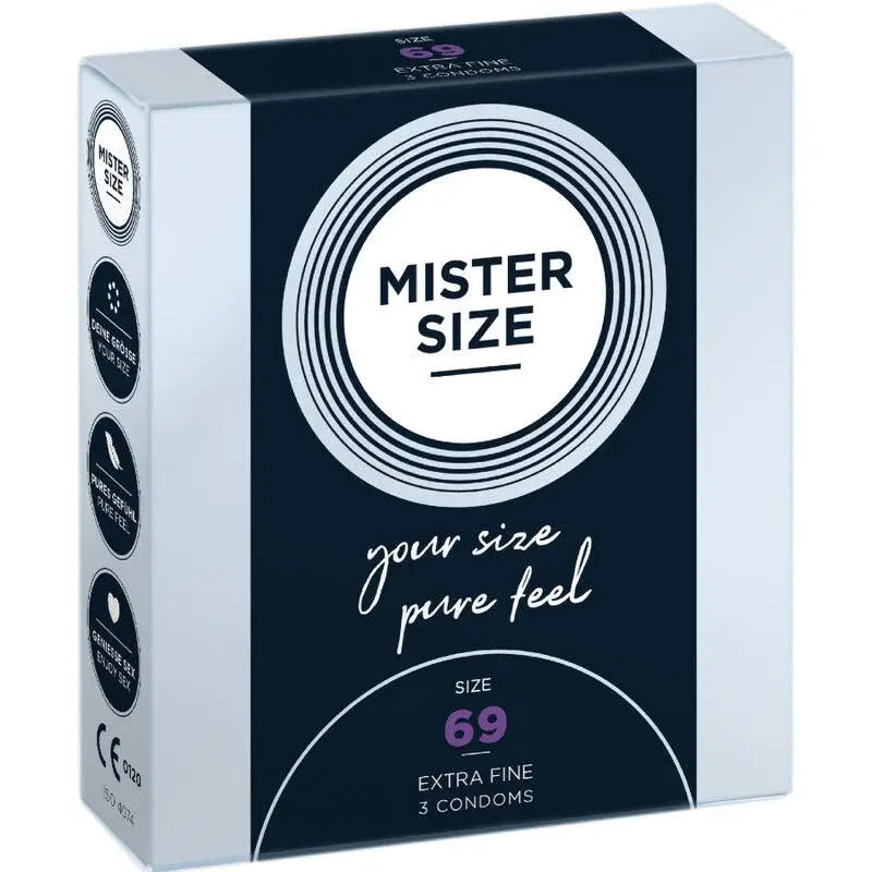 MISTER SIZE - PRESERVATIVOS TAMANHO XXXL 69 MM (3 UNIDADES) - Sexshoptuga 