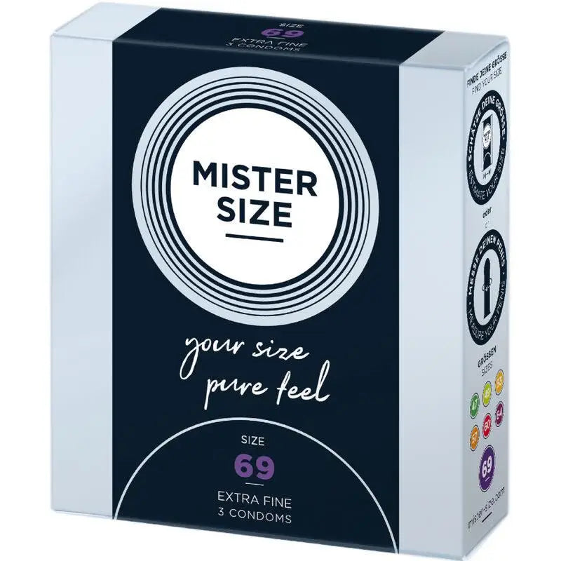 MISTER SIZE - PRESERVATIVOS TAMANHO XXXL 69 MM (3 UNIDADES) - Sexshoptuga 