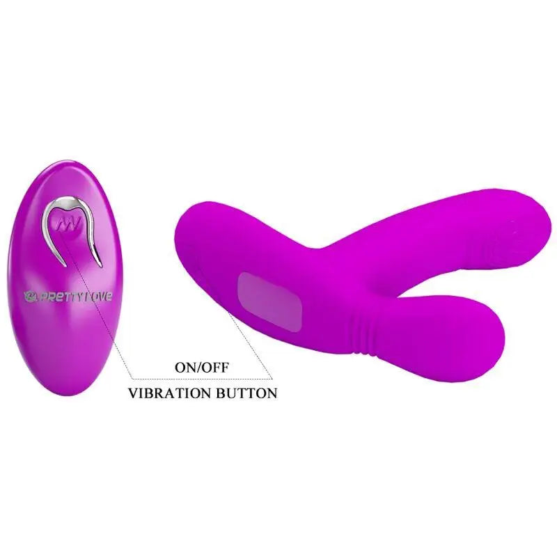 PRETTY LOVE - GERI CLITORIS MASSAGER ROSA CONTROLE REMOTO - Sexshoptuga 