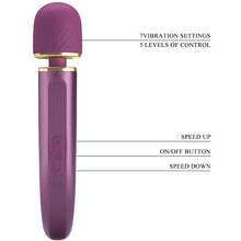 PRETTY LOVE - MASSAGER 7 MODOS DE VIBRAO ROXO - Sexshoptuga  Sexshoptuga 