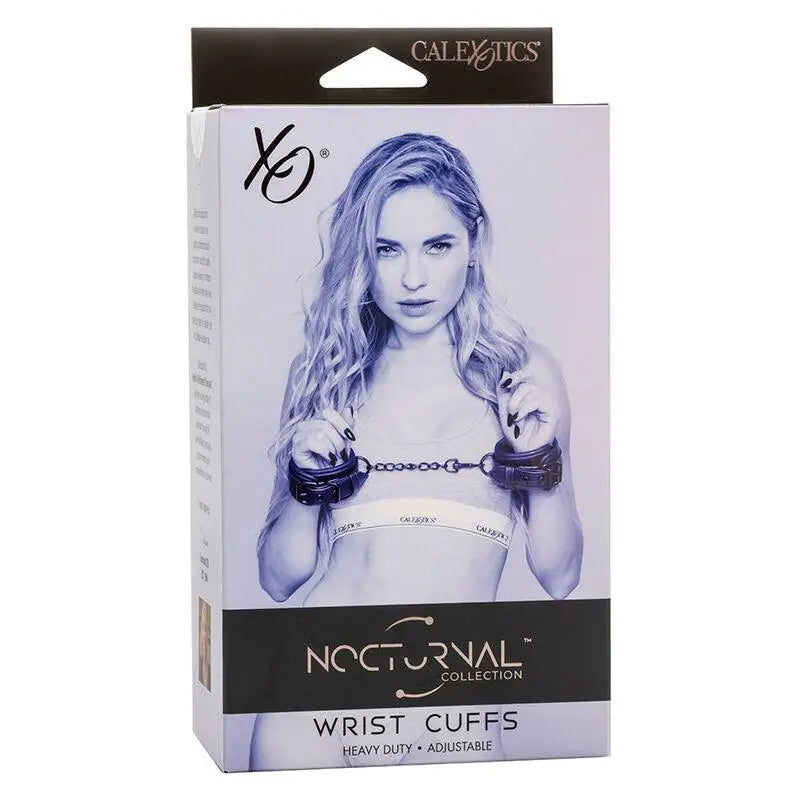 CALEXOTICS - NOCTURNAL PULSEIRAS DE COURO AJUSTÁVEIS PRETAS - Sexshoptuga 