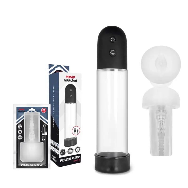 PUMP ADDICTED - RX11 AUTOMÁTICO COM MASTURBADOR - Sexshoptuga 