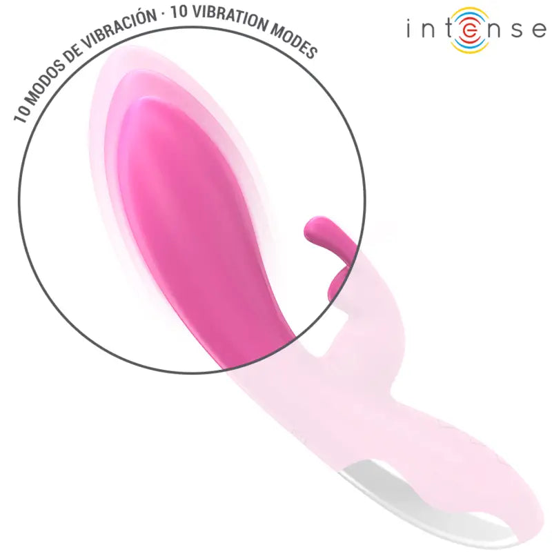 INTENSE - RANDALL RABBIT VIBRADOR 10 VIBRAÇÕES ROSA - Sexshoptuga 