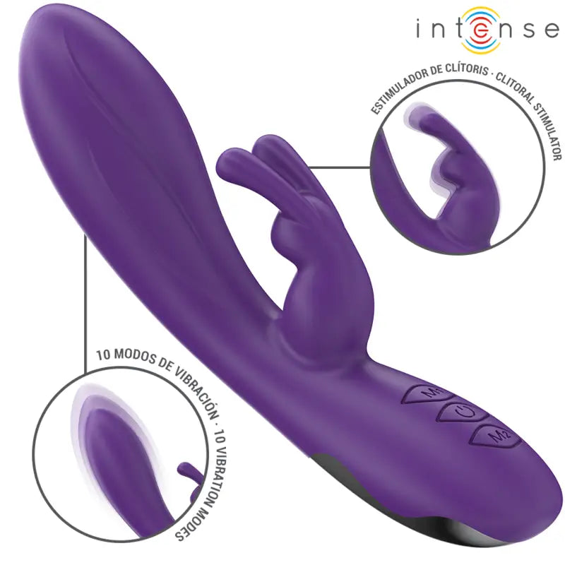 Randall Rabbit Vibrador Roxo com 10 Vibrações Intensas