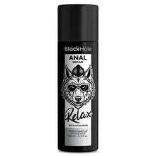 BLACK HOLE - REPARO ANAL RELAX À BASE DE ÁGUA COM HYALURON 100 ML - Sexshoptuga  Sexshoptuga 