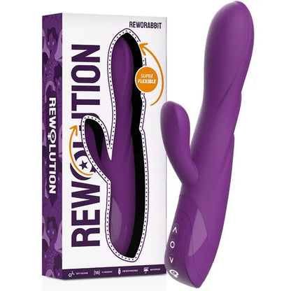 REWOLUTION - VIBRADOR FLEXÍVEL REWORABBIT COM COELHO - Sexshoptuga 