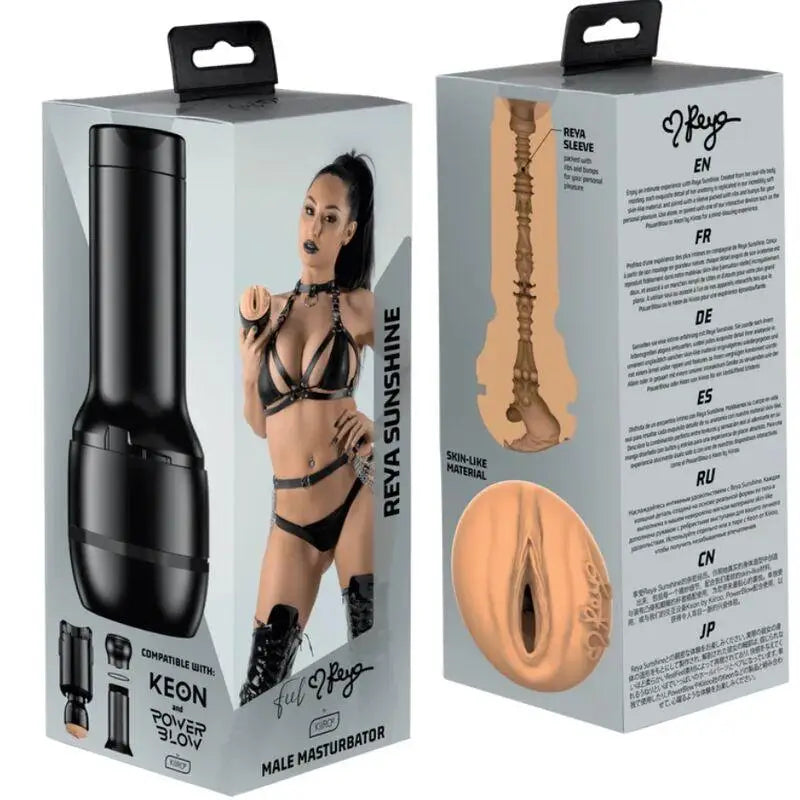 KIIROO - FEEL REYA SUNSHINE STROKER KIIROO STARS COLEÇÃO - Sexshoptuga 