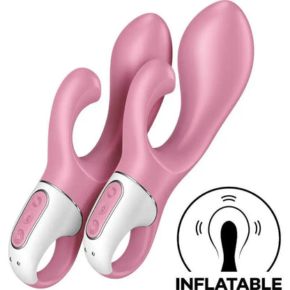 SATISFYER - BOMBA DE AR BUNNY 2 ROSA - Sexshoptuga 