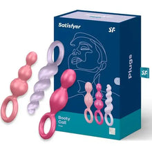 SATISFYER - CONJUNTO DE PLUGS ANAIS 3 PCS TRICOLOR - Sexshoptuga  Sexshoptuga 