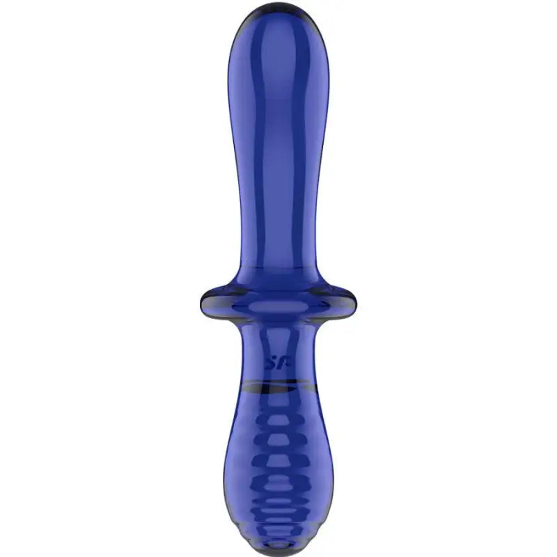 SATISFYER - DILDO DE CRISTAL DUPLO TRANSPARENTE - Sexshoptuga 