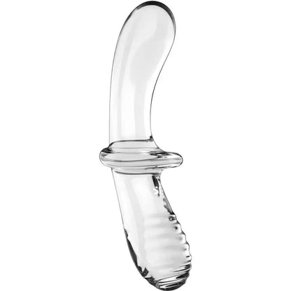 SATISFYER - DILDO DE CRISTAL DUPLO TRANSPARENTE - Sexshoptuga 