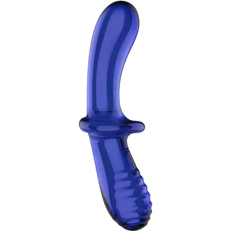 SATISFYER - DILDO DE CRISTAL DUPLO TRANSPARENTE - Sexshoptuga 